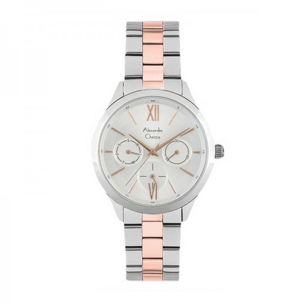 Alexandre Christie AC 2796 Silver Rosegold BFBTRSL